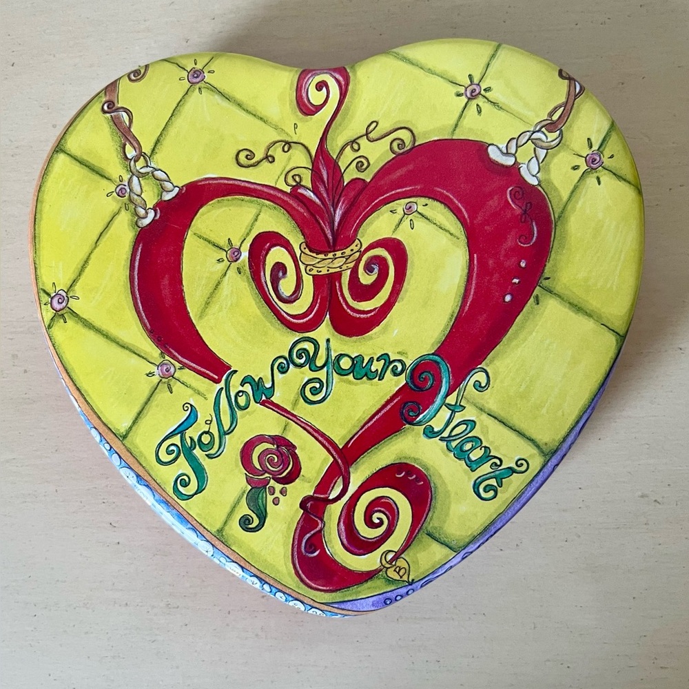 Brighton Heart-Shaped Tin Jewelry Holder.